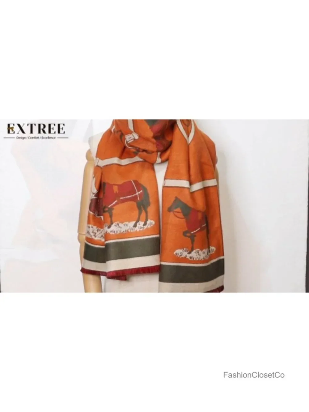 Pashmina Shawl Wrap Women Silky Cashmere Blend Scarf Poncho Cape